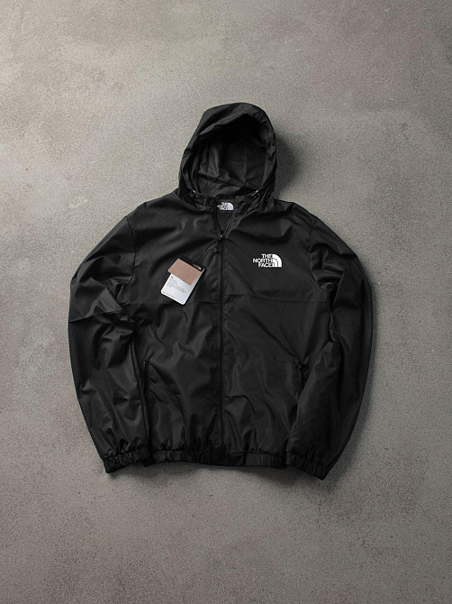 Літня куртка The North Face чорного кольору водостійка вітрозахисна вітровка чоловіча Львів - фото 1