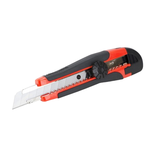 Ніж пластик/гума 18мм гвинтовий замок 2 леза SIGMA Житомир - фото 7