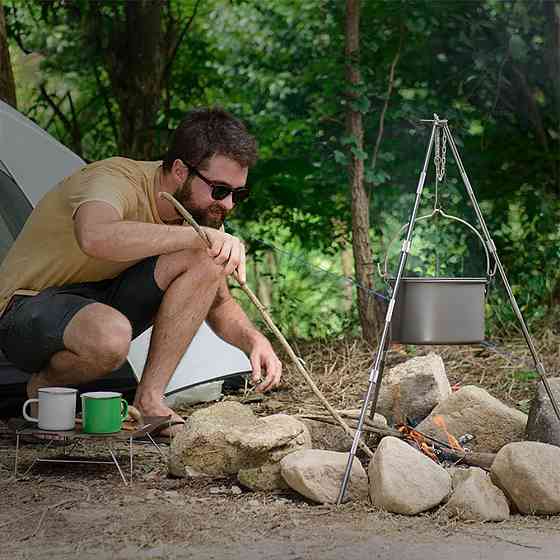 Походний казанок 4 л з алюмінію для вогнища Київ