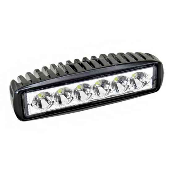 Фара світлодіодна Brevia Epistar Spot 10-30V, 18W (6x3W), 1320Lm, 1шт (10611SX1) Львів