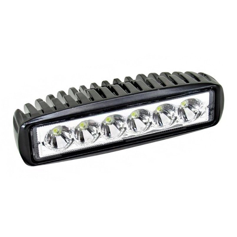 Фара светодиодная Brevia Epistar Spot 10-30V, 18W (6x3W), 1320Lm, 1шт (10611SX1) Львов - изображение 1