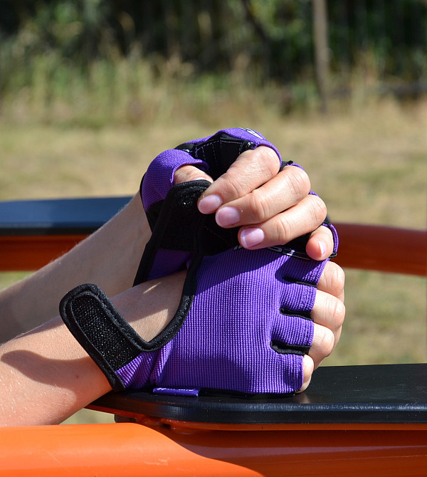 Рукавички для фітнесу Power System PS-2250 Pro Grip жіночі Purple M Киев - изображение 8