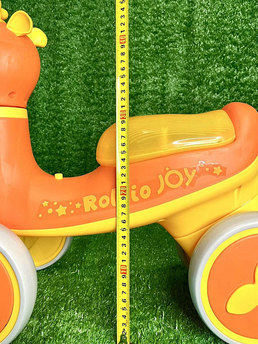 Біговел - толокар JOY музика укр озвучка підсвічування Помаранчевий (JL-77300) Чернигов - изображение 6
