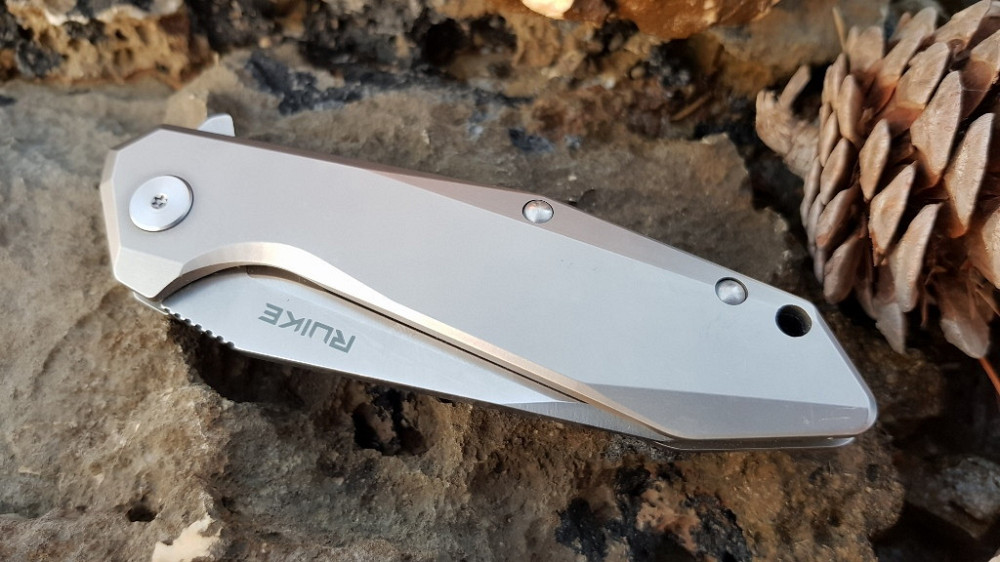 Ніж складаний туристичний Ruike P135-SF, (9.2 см) 14C28N / steel 420 сірий Київ - фото 5