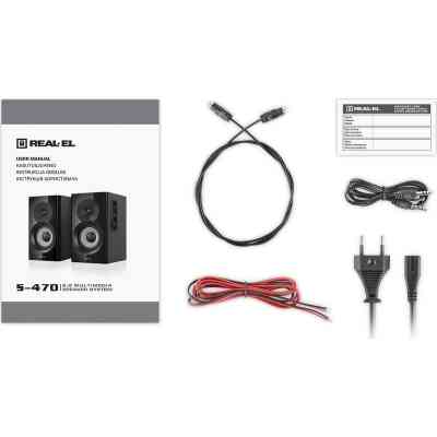 Акустична система REAL-EL S-470 Black (EL121200018) Вінниця