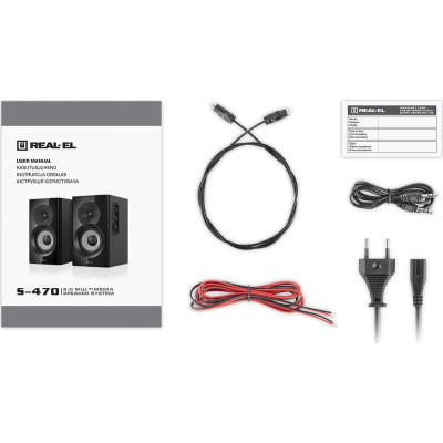 Акустическая система REAL-EL S-470 Black (EL121200018) Винница - изображение 6