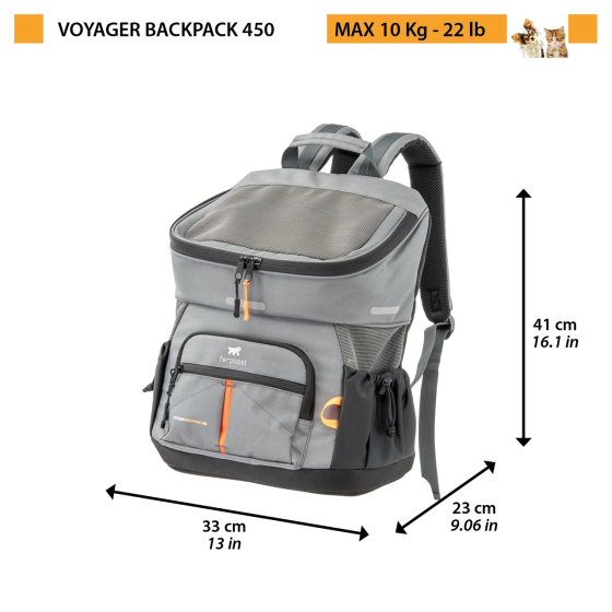 Рюкзак-переноска для маленьких собак і котів Ferplast Voyager Backpack (Ферпласт Вояєр Бекпек) Запоріжжя