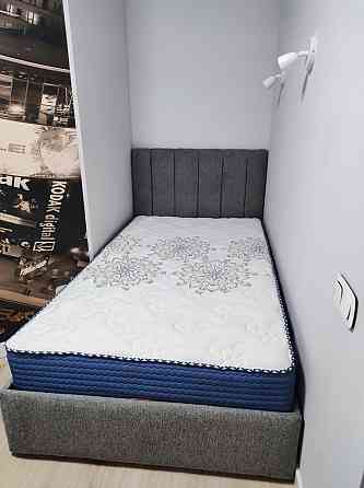 Ліжко BacardiDesign з підйомним механізмом каркас дерево 90x190 бежевий Київ