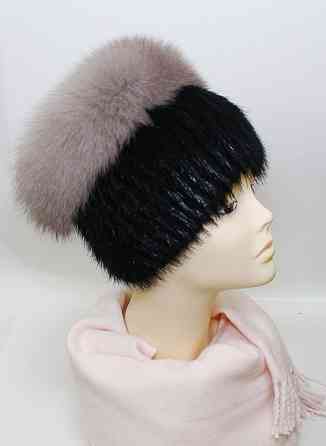 Шапка меховая женская кубанка Пенелопа Черный Харьков