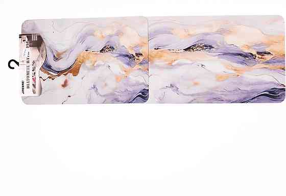 Yiwu Набір кухонних килимків 2 шт протиковзкі вологостійкі HP-42-14W Київ