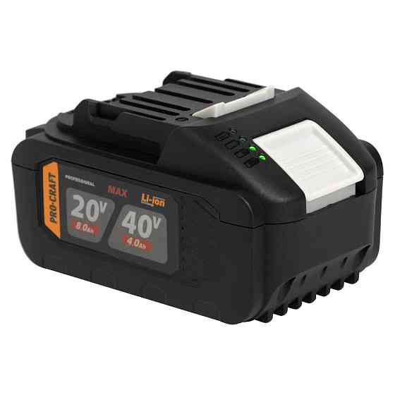 Акумуляторна батарея Procraft Battery20/40 (20В 8 А·год, 40 В 4 А·год) Коломия