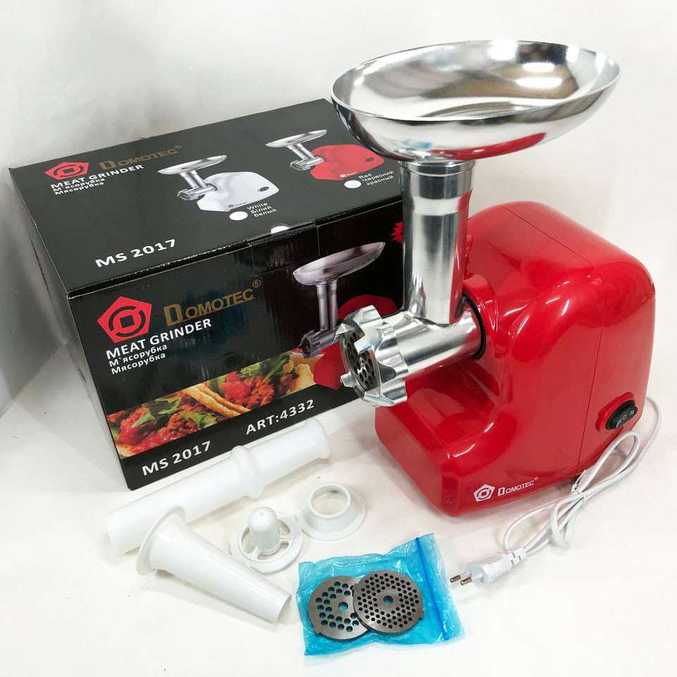 М'ясорубка насадка для приготування ковбас Domotec, Електром'ясорубка помічниця, М'ясорубки професійні AQ-69 Львів - фото 4