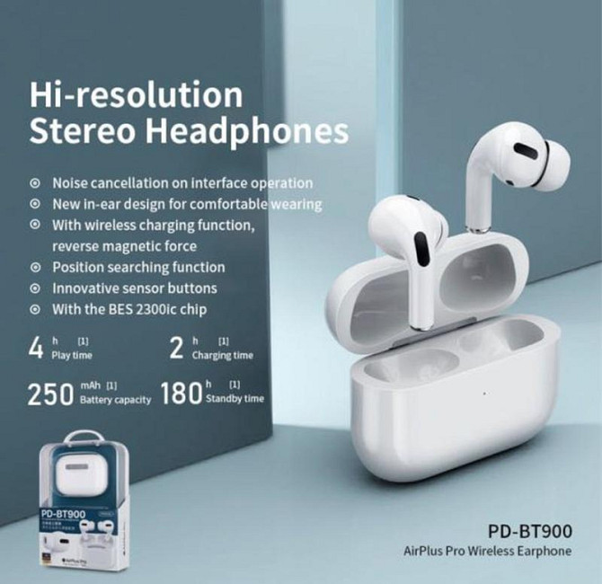 Бездротові Bluetooth навушники Remax PD-BT-900 вакуумні (Білий) Вінниця - фото 7