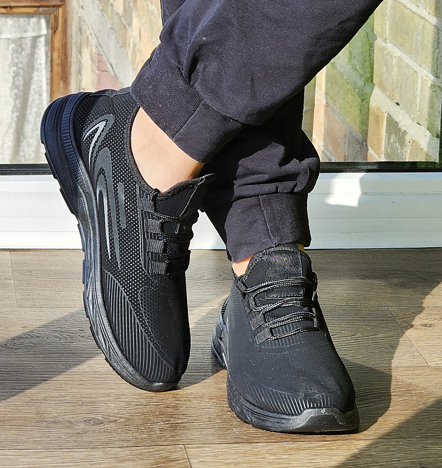 Кросівки Чоловічі Чорні Для бігу Бігові (розміри: 42,43,45) Дніпро - фото 5