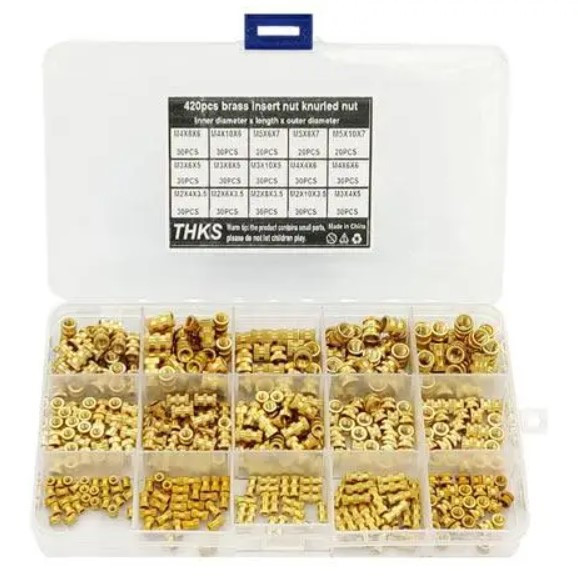 Гайки закладні латунні, 420 шт. Вінниця - фото 1