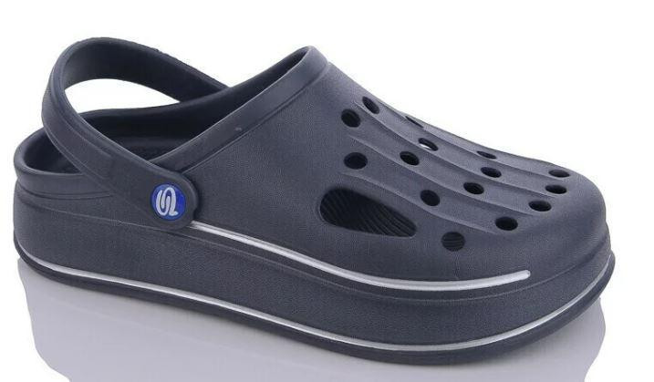 Кроксы мужские синие Прогресс сабо удобны толстая подошва 44 Одесса - изображение 1