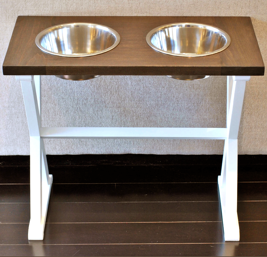 Підставка під миски для собак "Ружом" зефір-капучино Миколаїв - фото 1