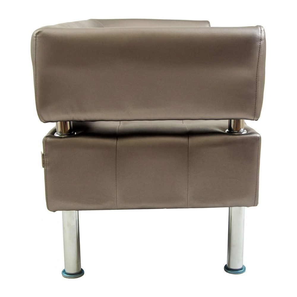 Диван Richman Office зі спинкою та підлокітниками 155*65*75H Сірий Київ - фото 3