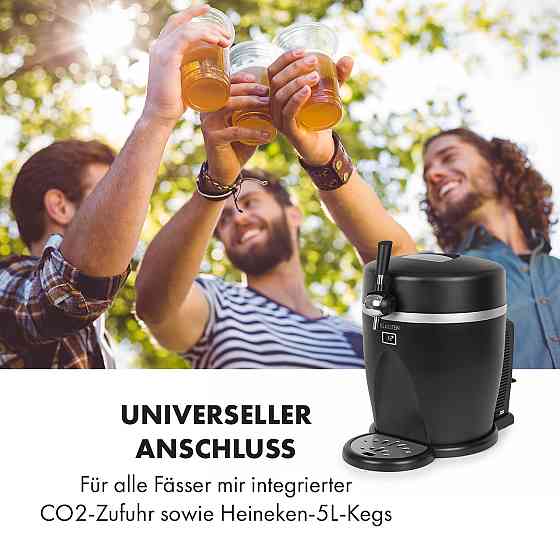 Мобільний диспенсер для пива Tap2Go 2-в-1 з охолоджувачем напою 5 л/13 л чорний (Німеччина, читати опис) Рівне