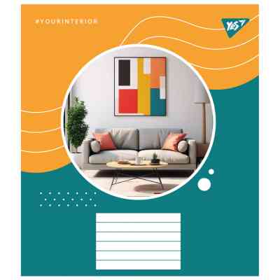 Зошит Yes Your interior А5 60 аркушів лінія (767164) Вінниця
