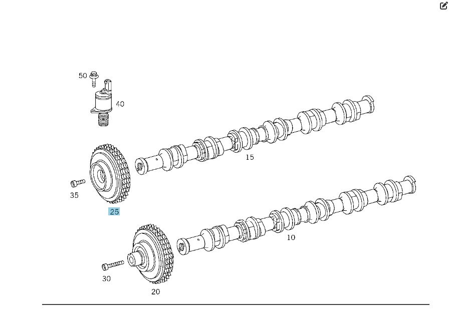 Mercedes-Benz  A1370500547 Шестерня регулювання фаз газорозподілу правої ГБЦ двигуна M137 Одеса - фото 1
