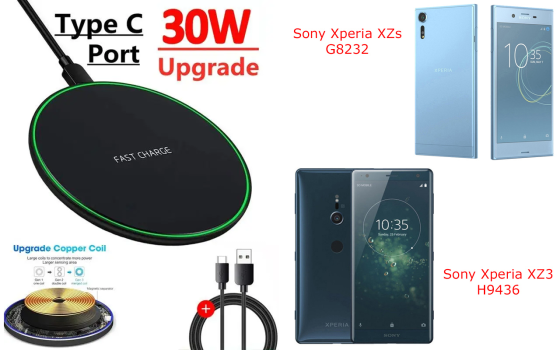 Бездротовий зарядний пристрій 30W для Sony Xperia XZ3 H9436 Київ