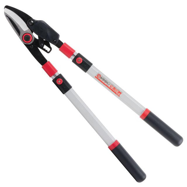 Сучкоріз садовий для обрізки гілок, 700-1030 мм, храповий механізм, телескопічні ручки INTERTOOL FT-1118 Київ - фото 2