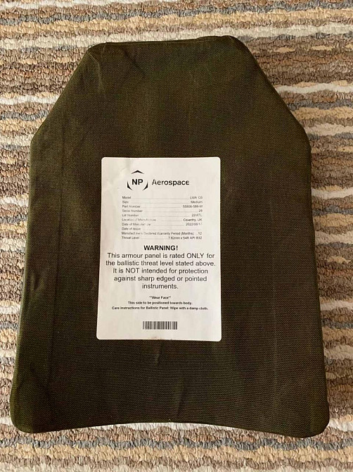 Комплект легких керамических бронеплит Aerospace 6-го класса 2.55 кг (25х30см) Винница - изображение 4