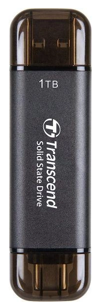 SSD накопитель Transcend ESD310C 1TB, USB Type C/A Gray (6900651) Киев - изображение 1