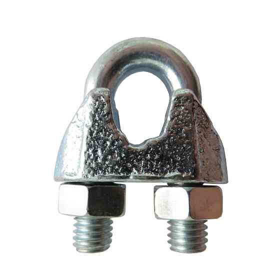 Затискач для сталевих канатів оцинкований DIN 741 3 мм Киев