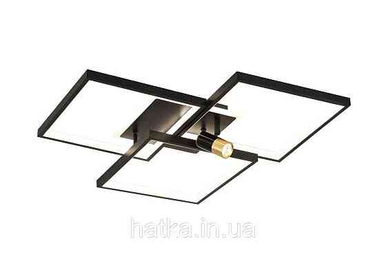 Світлодіодна люстра G 2740/3 BK+GD 151W Київ