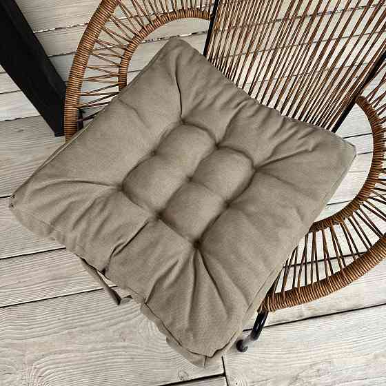 Подушка для стульев (50x50х8 см) Decorator Sawana цвет бежевый 84-134 Киев