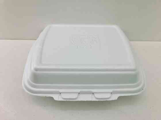 Ланч-бокс из вспененного полистирола с крышкой (250*210*70) белый HP-1 (125 шт) Харків