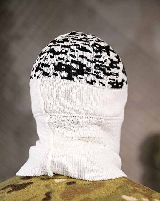 Балаклава трансформер ч/б ТР6281 Одеса - фото 4