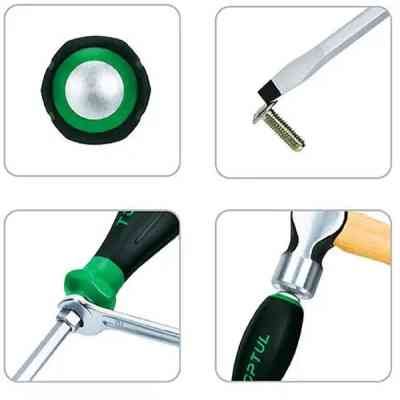 Викрутка Toptul SL шліцева 8.0x175мм (з шестигранником ударна) (FAGF0818) Вінниця