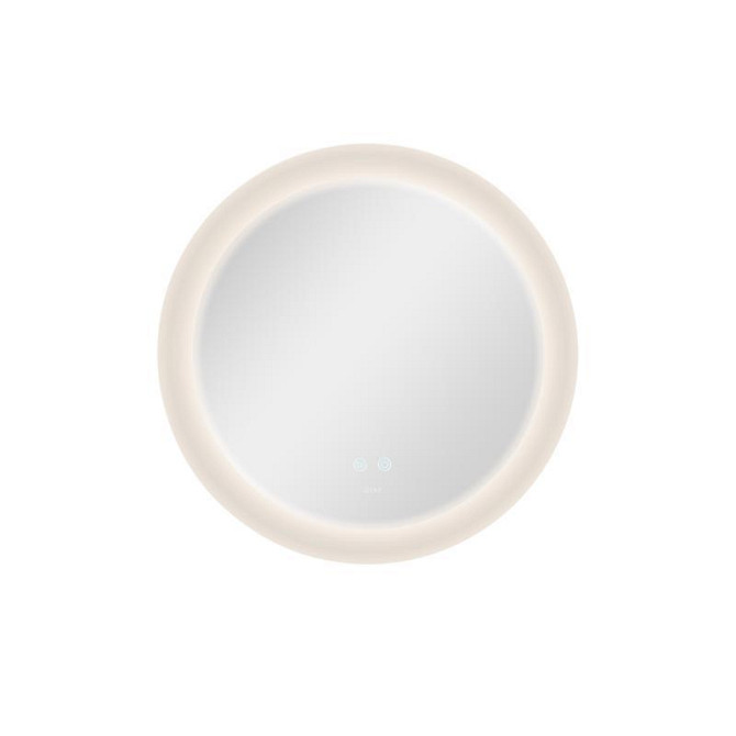 Дзеркало настінне кругле сенсорне Qtap Taurus (TA1) R600 з LED-підсвіткою Touch, з антизапотіванням Харків - фото 6