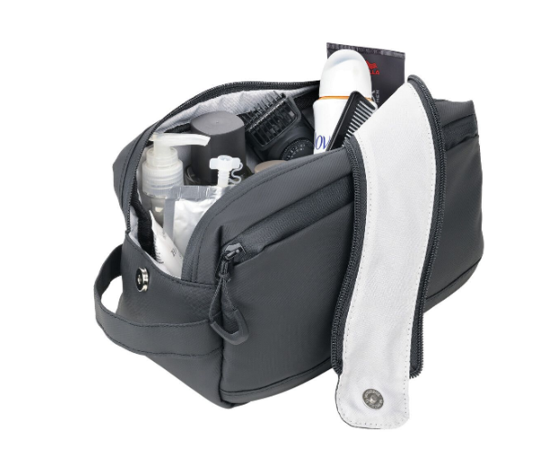 Сумка-косметичка Troika Black Washbag 2 полиэстер (32 х 15 х 4.5 см) Черный Винница - изображение 2