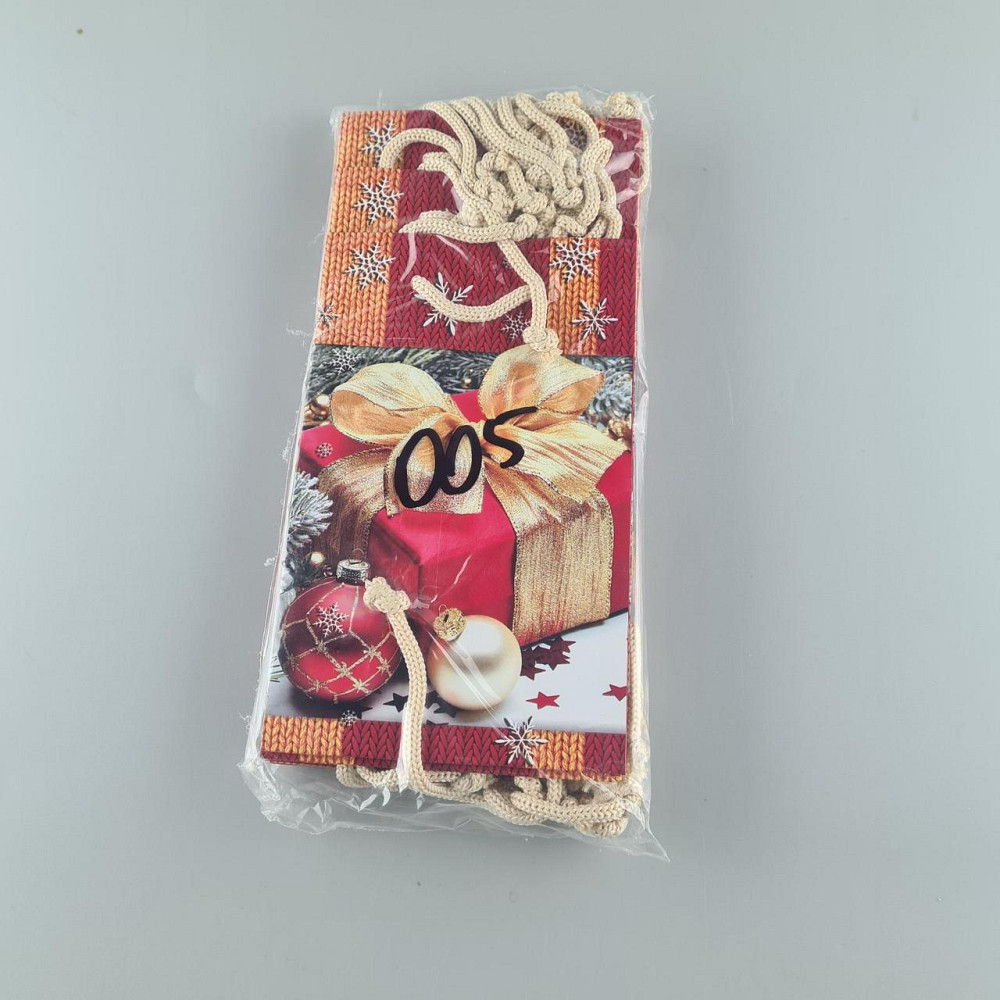 Пакеты новогодние ,бумажные ,подарочные , Малый 11/18/5 -005 (12 шт) Харьков - изображение 3