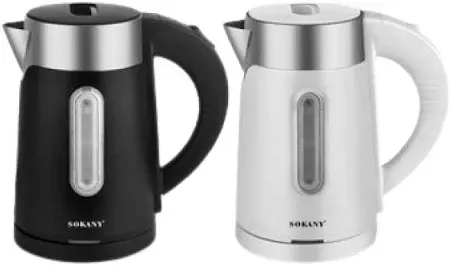 Електричний чайник SK-0808 1 л, 1200 Вт, з автовідключенням, індикатором, фільтром та базою 360° Одеса