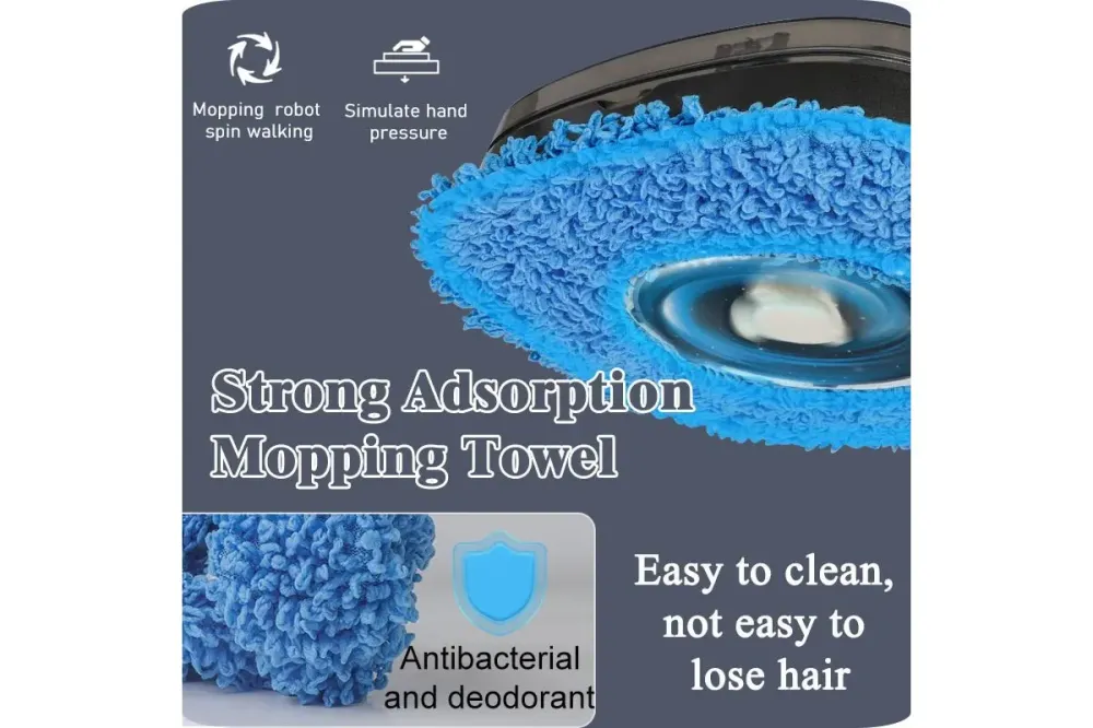 Моющий робот-пылесос INTELEGENT AUTOMATIC BRUSH MOPPER (22*22*6 см) Робот-пылесос для большого дома Коломия - фото 2