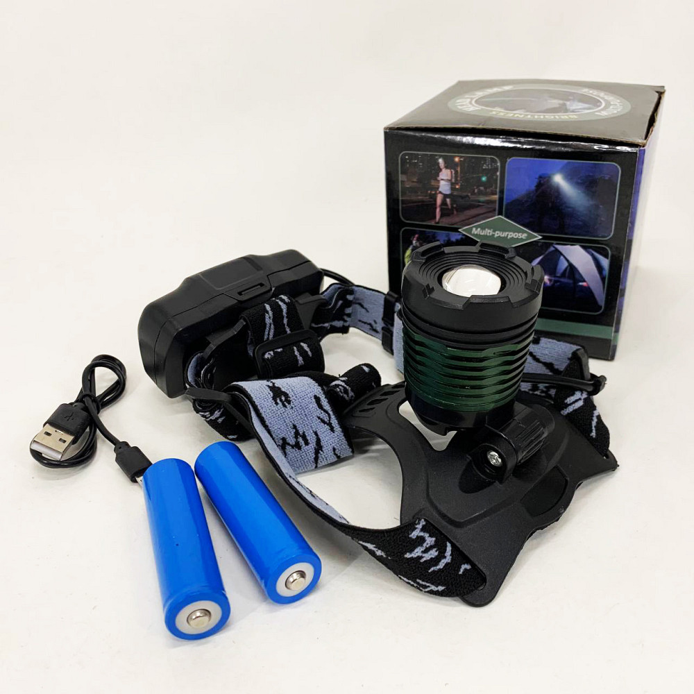 Наголовний ліхтар Police, Налобний ліхтар для автомеханіка, на голову для ЗСУ Ліхтарик на лоб SH-82 Львів - фото 5