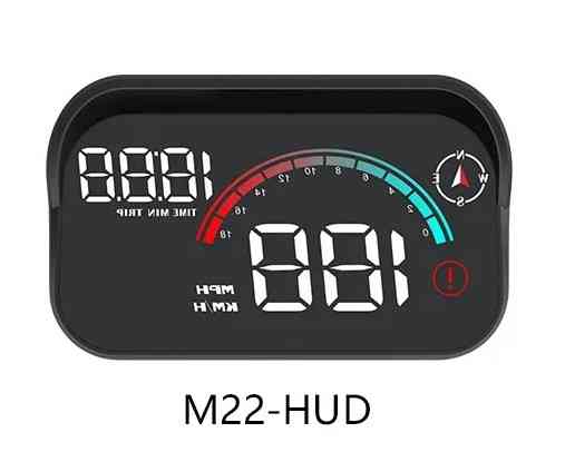 Універсальна HUD проєкція Geyiren M22 швидкості на лобове скло, цифровий автомобільний дисплей з компасом, годинником, пробігом та індикаторами Миколаїв