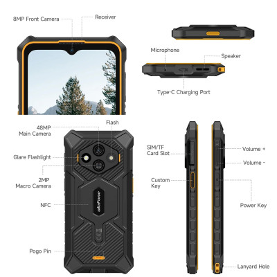 Мобильный телефон Ulefone Rugking 3 Pro 8/128Gb Black (6975326660938) Вінниця - фото 7