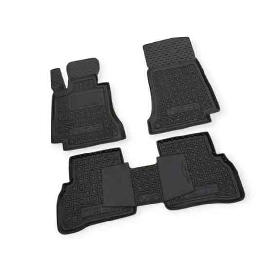 Килимки Мерседес w205 2014-> борт 2,5см, з перемичкою салону Мукачево