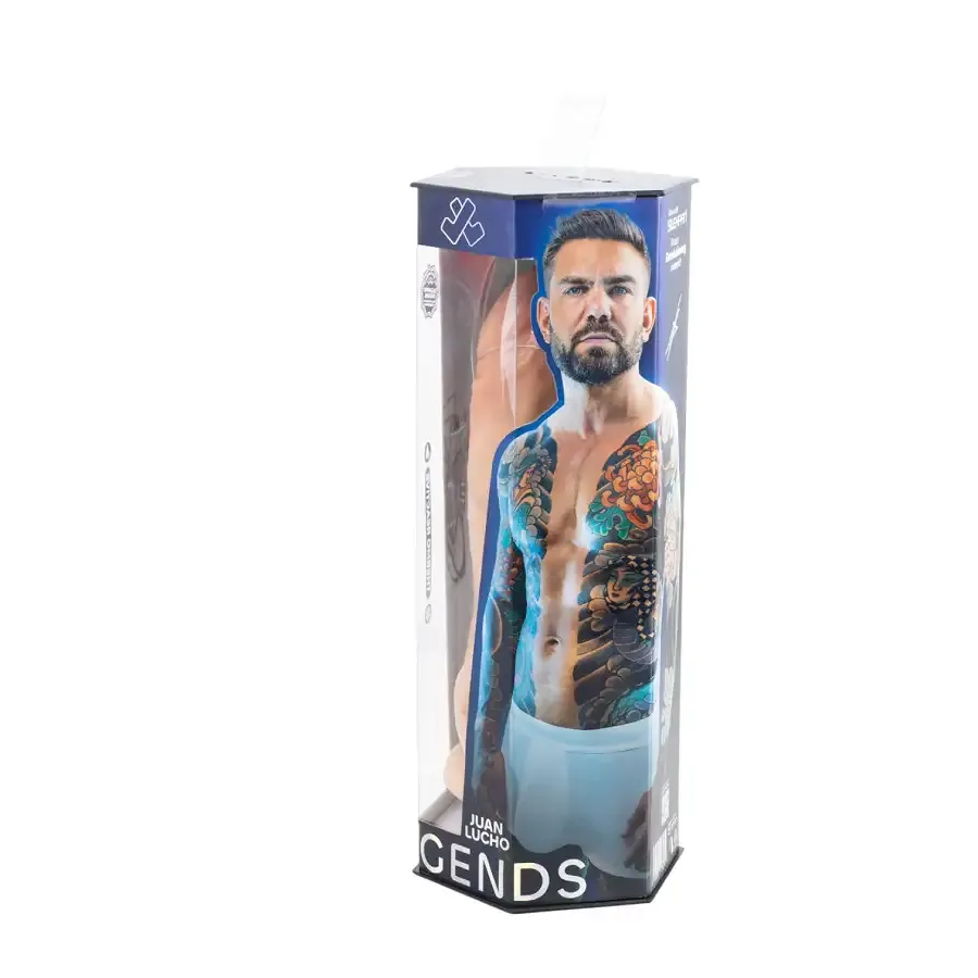 Фалоімітатор SilexD Legends - Juan Lucho Dildo 9" двошаровий, силікон+Silexpan Львів - фото 10