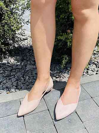 Балетки женские TEE Tspace пудровый эко-замша р. 35-40 ( -12) 38 Коломия