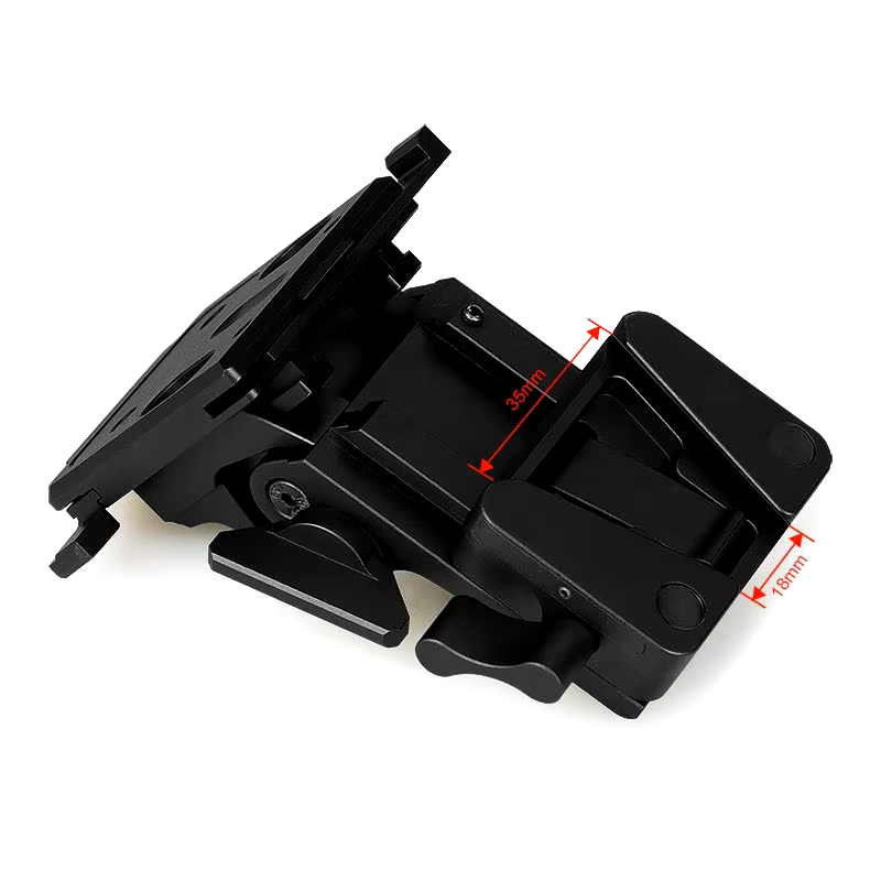 Комплект креплений на шлем для ПНВ PVS-7, PVS-14, PVS-15, PVS-18 (алюминий) Черный Киев - изображение 2