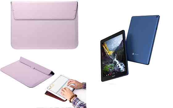 Чехол-конверт VitoCase для Acer Chromebook Tab 10, с функцией подставки для планшета Фиолетовый Киев