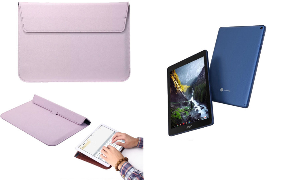 Чохол-конверт VitoCase для Acer Chromebook Tab 10, з функцією підставки для планшета Фіолетовий Київ - фото 1