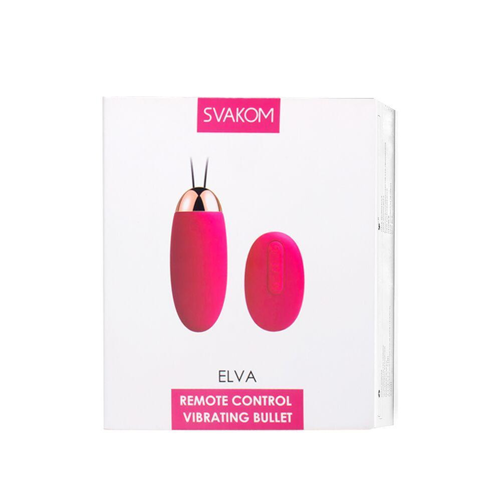 Віброяйце з пультом керування Svakom Elva Plum Red Sex Aura Київ - фото 8